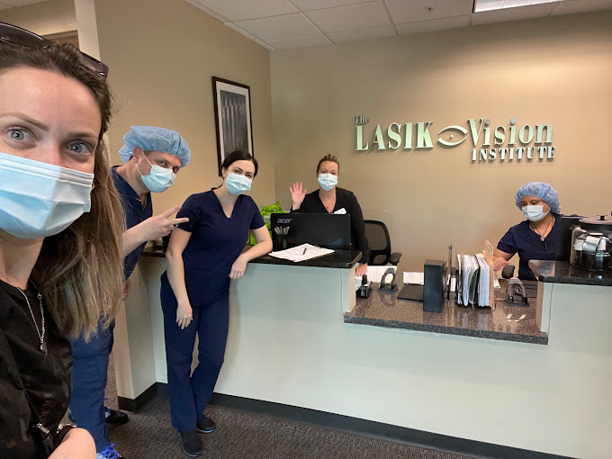 laser vision correction patient