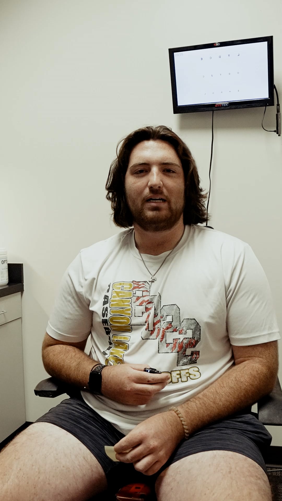 LASIK patient Griffin, a baseball player, talks about his success with LASIK.